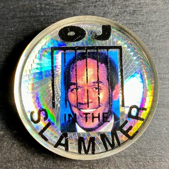 Vintage 1990's OJ Simpson in the Slammer 3 Pog Slammer Bundle - Picture 6 of 9